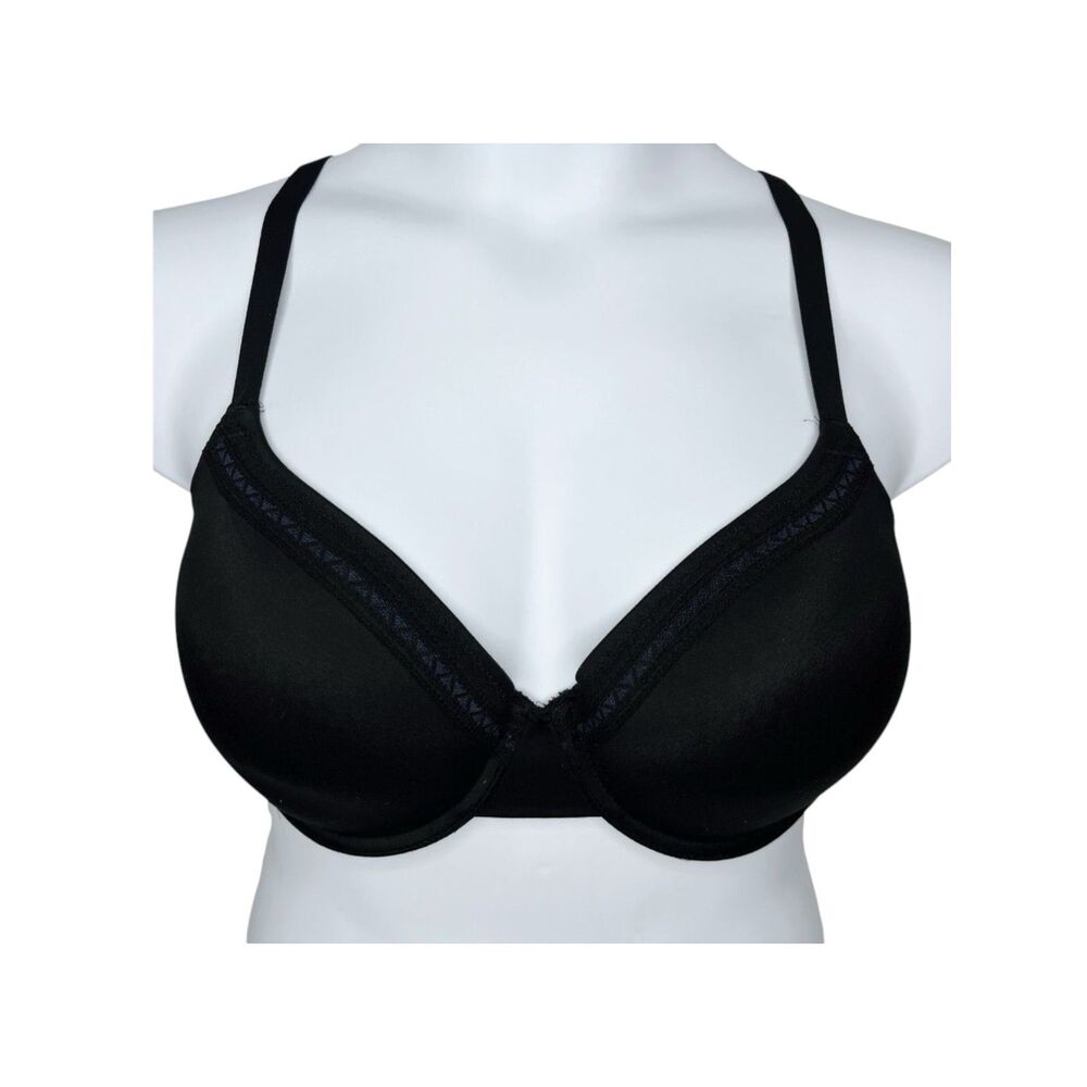 Wacoal Perfect Primer Underwire T-Shirt Bra sz 38DD * Black Convertible Straps